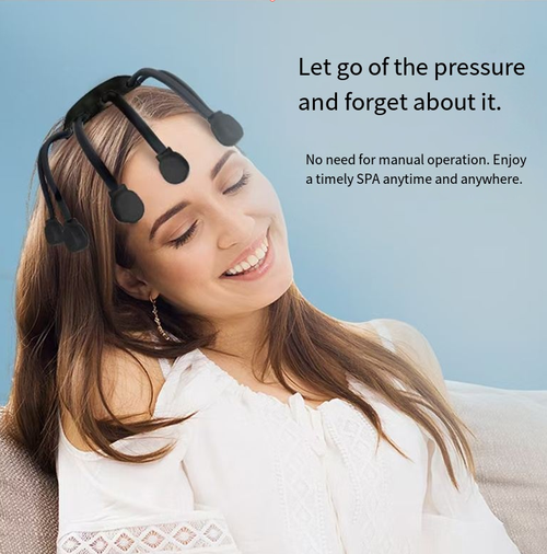 This octopus head massager is an excellent tool for loosening the scalp: The elastic octopus-shaped head wrap gently presses and kneads to relieve tension, making the scalp feel smooth, numb, and relieved of tension and soreness. It is portable and can be used in various situations such as at work, before sleep, or during commutes. It can also be used to massage the neck and shoulders, allowing you to relax at will.
