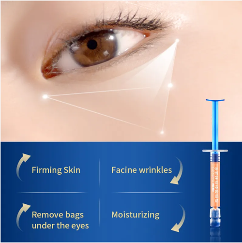 The tube anti-wrinkle eye cream is extremely effective! It contains preservative ingredients, is light and transparent without causing acne, and can reduce wrinkles and firm the eye area. Use it in the morning and evening, and the eye wrinkles will be less and the eye shape will be more relaxed. It comes in an individual packaging for portability. It keeps the eye area youthful. Order today and you will receive 5 tubes.