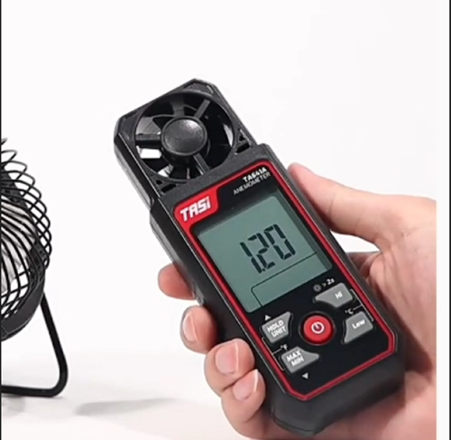 Palm-sized Compact Model anemometer, Portable and easy to carry, controlled with one hand. It can measure both wind speed and temperature. Precise capture starts at 0.0630m s. 6 units of measurement can be switched. Backlit screen + alarm function is suitable for various scenarios. Industrial-grade durability, suitable for both workshop and outdoor operations. It is an efficient partner for wind field detection.