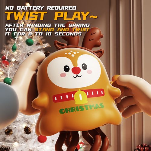 New Style Christmas Halloween Wind-Up Walking Animal Toys Toys Dancing and Swinging