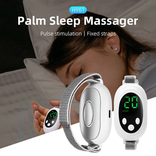 EMS Pulse Sleep Device, a purely physical method, uses pulse stimulation to send signals through the nerve in the palm to the brain, helping you easily overcome sleep problems and enjoy high-quality sleep, rekindling the happiness of having a good night's sleep every night.