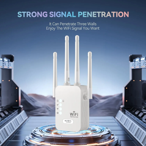 The 1200Mbps WiFi signal booster boosts the internet speed throughout the entire house. With dual-band high-speed transmission and simple operation, it enables seamless high-speed internet access throughout your home, whether you're at home or at work. Say goodbye to lagging and disconnections. Grab it now to embark on a new experience of network freedom!