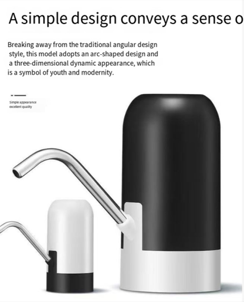 Water Bottle Pump | Electric Water Pump, USB Rechargeable, Automatic Drinking Water Pump, Portable Camping Water Dispenser
