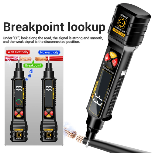 The multi-functional circuit analyzer integrates functions such as leakage detection, fault point location, and measurement of AC and DC voltages. It is easy to operate, portable and practical. It is an all-in-one assistant for electricians, electronics enthusiasts, and home circuit maintenance, making circuit fault detection efficient and reassuring!