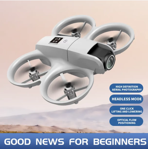 The fully enclosed propeller protection cover makes the drone more secure against explosions. The 4K electronic control dual camera supports 180° adjustment, with optical flow positioning for stable hovering. The intelligent obstacle avoidance feature ensures no worries for beginners. The compact body is portable and easy to carry. One-click operation is simple and easy to master, allowing children to handle it with ease. You can unlock the view of the sky anytime and anywhere.
