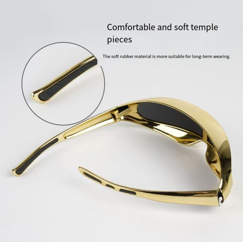 2 pairs of anti-radiation welding goggles: Suitable for welding, cutting and other scenarios. Professional lenses block strong light and prevent electric light eye inflammation, and are also shock-resistant. The large integrated field of vision does not obstruct operation, and is comfortable to wear for a long time. Golden color is dirt-resistant and durable, and can be used as well as kept as a spare. It is an eye safety shield during work, with excellent value for money.