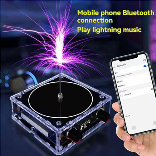 This music lightning box ingeniously combines lightning and music. The lightning can be controlled by hand, giving it a strong technological feel. It supports Bluetooth connection for mobile phones and can play lightning music. In the high-energy electric field of lightning, it can also wirelessly light up various gas lamps. Whether for personal use or as a gift, it can bring an unprecedented cool experience.