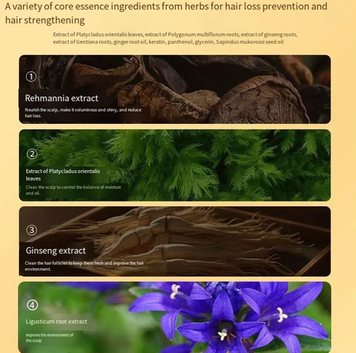 Order today and you will receive 2 bottles of White Hack Anti-Hair Loss Shampoo. It contains wolfberry + herbal extracts. After each use, it strengthens the hair roots, reduces hair loss and promotes thick hair growth. The foam is thick and can remove grease. Oily hair becomes soft and fluffy. After washing, the hair is moisturized and not frizzy. It is suitable for sensitive scalps and can be used without revealing the scalp when wearing a bun hairstyle.