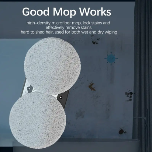 Intelligent Spraying Model Fully automatic high-altitude window cleaning robot, featuring intelligent spraying + high-speed cleaning cloth, with strong cleaning power and high efficiency. Dual adsorption + dual safety ropes, ensuring extremely safe operation at heights. Remote control operation, intelligent path planning, compatible with various types of glass, low noise and environmentally friendly, making high-rise window cleaning a lie flat task.