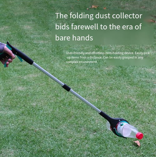 Three-fold garbage clip, no need to bend over for cleaning. Compact and portable when folded, taking up no space. Anti-slip rubber clip head securely holds various sizes of garbage. Ergonomic handle provides long-lasting comfort during holding. Alloy rod is lightweight and durable. Suitable for multiple scenarios, multi-purpose use. Easily handle and keep your life clean.