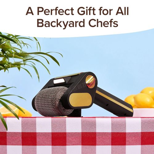 The lamp-style outdoor electric barbecue brush, with 304 stainless steel mesh, high-speed scrubbing, no bristles, no dead corners, suitable for cleaning various grills. It is equipped with an LED light to illuminate the gaps. It is convenient to wash in the dishwasher. This is the tool for outdoor barbecue cleaning. With it, the grill will be clean and delicious without any compromise!