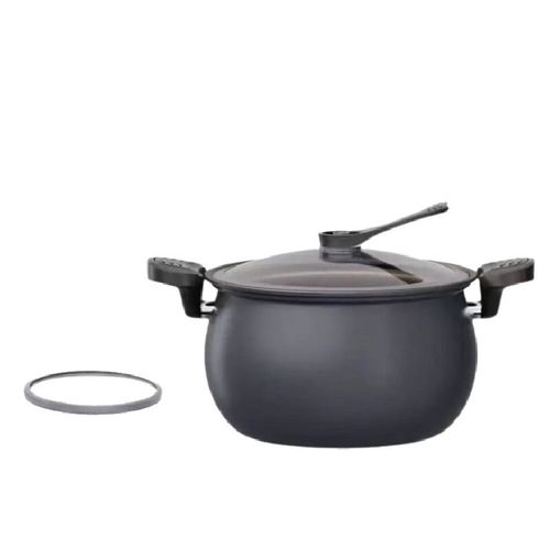 Kitchen effortless pressure quick-cooking wonder: Dual ear snap-sealed preservation structure, 5-second rapid pressure release device + uncoated titanium inner liner's micro-pressure internal circulation cooking technology. It covers various cooking scenarios such as quick-cooking and slow-cooking for family meals. It not only locks in the fresh and delicious taste and original nutrition of the ingredients, but also ensures the safety and convenience of the cooking process.