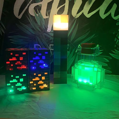 My world torch atmosphere light, three levels adjustable, four colors adjustable