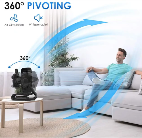 Outdoor party must have it! This mosquito repellent fan: variable speed control + 360° rotation, silent and refreshing without disturbing the atmosphere. Equipped with 1000 lumens 3-level lights, suitable for emergency use during camping and other occasions. IP44 waterproof, not afraid of splashes. The stand is stable and can be placed firmly anywhere. It's like a top-notch fan + lamp + waterproof tool. Suitable for camping, picnics and home use. Saves equipment while being practical!