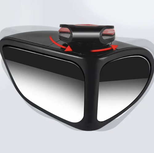 A pair of rearview mirrors with car blind spot assistance function, with snap-on installation and no need for adhesive. They can be adjusted in 360°. The high-definition wide-angle lens allows for easy observation of the front and rear wheels of the vehicle, enabling clear viewing of the distance between the wheels and the curb, and assisting in reversing parking. It reduces blind spots and lowers the probability of scraping during parking.