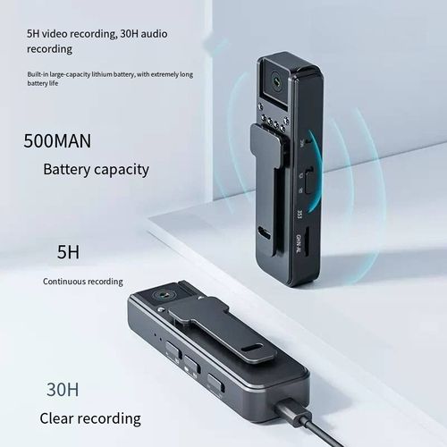 This high-definition recorder is extremely practical! It supports 1080P high-definition shooting, and the night infrared night vision is also clear. The audio and video are synchronized to accurately reproduce the real scene. It also has an extremely long battery life, meeting the needs for long-term recording. It is small, portable and easy to carry. Whether it's for recording daily life or for work evidence collection, it is very effective.