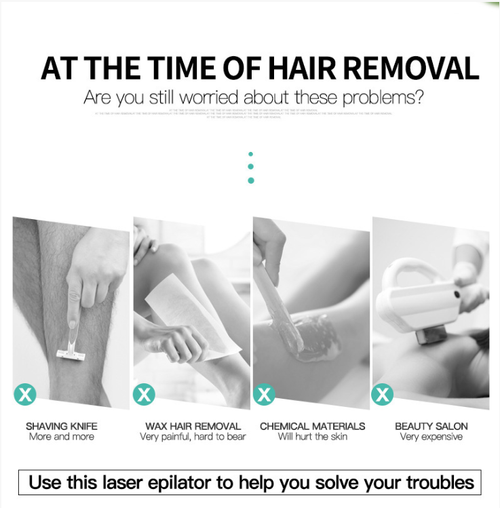 Clinical-grade laser hair removal device, removes hair from the root, provides long-lasting smoothness. The laser precisely targets the hair follicle roots. Dual mode + multiple gears are compatible for the entire body, achieving long-lasting smoothness. Compact and easy to operate, with a protective eyewear. At home, you can achieve the level of professional hair removal as in the clinic, and enjoy beautiful skin all season long!