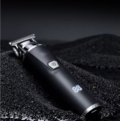This household electric hair clipper is equipped with an LED power display and Type C fast charging. It comes with 3mm, 6mm and 9mm limiters, allowing you to trim hair of different lengths. By removing the limiters, you can shape the sideburns. The accessories include a protective case, a cleaning brush and lubricating oil. The entire set of tools is highly practical and suitable for both adults and infants to use.