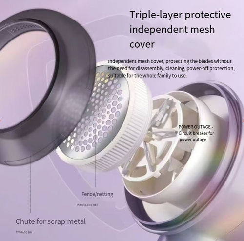 Portable Home Fabric Shaver Hairball Trimmer Hair Ball Remover USB Rechargeable Electric Manual Lint Remover Battery for Clothes