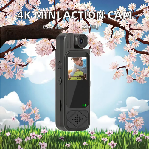 The portable video recorder is equipped with a 1.3-inch IPS screen, which is easy to operate. It supports high-definition video, audio recording and photo taking. The device is compact and portable, allowing you to record outdoor cycling, daily life, and work scenes at any time. It can easily capture every wonderful moment.
