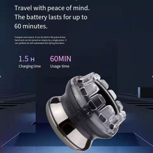 Full Self Help Flying Saucer Hair Shaving Flat Cut Home Hair Clipper,Our design concept is to cut hair in three seconds