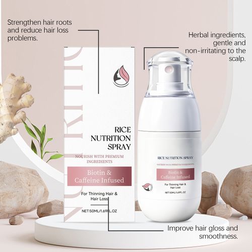 Order today and you will receive 3 bottles of the scalp hair follicle nourishing hair growth spray developed by the Doctor Team. It contains 100% pure ginger root oil, high-quality rosemary essential oil, and cold-pressed rice bran extract. It can deeply strengthen the hair roots, repair damaged hair follicles, reduce daily hair loss, and promote thick, healthy, and lustrous hair growth. It is suitable for both men and women, and is applicable to various hair types.