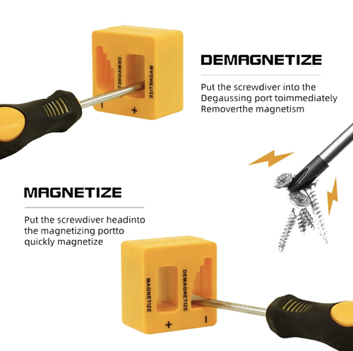 This industrial-grade multi-functional screwdriver set covers all scenarios of maintenance with a full range of specifications for the tips. It is made of high-carbon steel, which is durable and sturdy. The non-slip handle makes operation effortless. The mini portable storage box can be carried around. It is suitable for household, vehicle, and digital repair, and is an all-in-one portable tool for emergency maintenance.