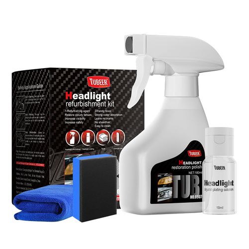 Order today and you will receive 3 bottles of car headlight refurbishing, crystal coating, yellowing removal and cleaning restoration solution. This formula is easy to apply without sanding and is suitable for repairing any aged or discolored headlights of any vehicle. It can eliminate stubborn yellowing in a short time and achieve showroom-level luster through a durable coating sealant. You can use it at home without the need for expensive store services.