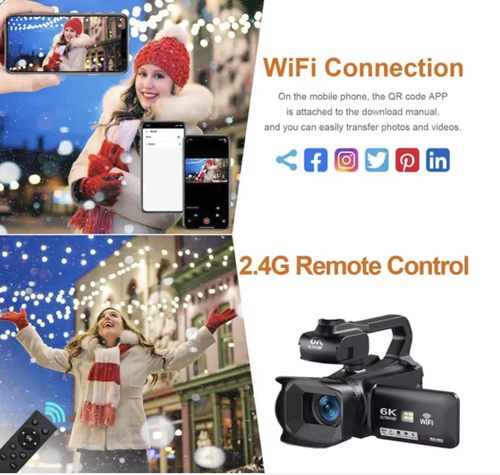 This 64-megapixel 6K high-definition digital camera supports ultra-high-definition recording and WiFi connectivity. It is equipped with a professional microphone, a flip screen and dual battery power supply, and also comes with accessories such as a spotlight and a remote control. It is a professional all-in-one device for meeting notes, event shooting and vlog creation. Make every piece of footage rich in texture and warmth
