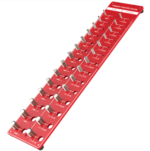 Thread Measurer, a classification efficiency tool for hardware, integrates metric and imperial thread grooves. Once a screw, nut or bolt is inserted, it can immediately determine the specification. Even beginners can match it in just one second. The grooves are clearly marked and easy to operate, suitable for auto repair, decoration, and DIY scenarios. It enables quick classification of messy hardware, making work more efficient.