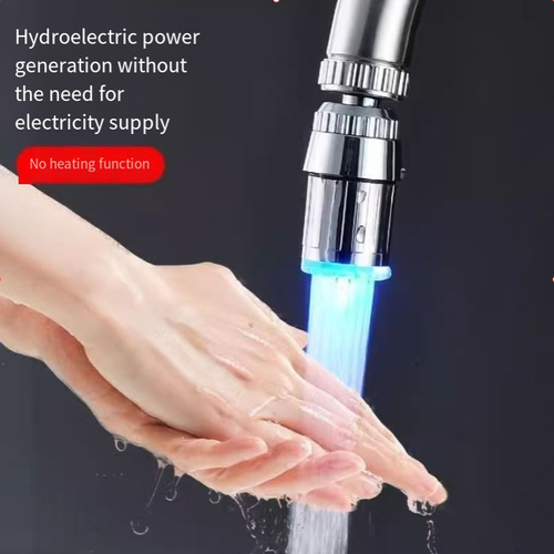 The advent of the self-powered color-changing faucet has completely revolutionized our understanding of faucets. The monotonous metallic colors of traditional faucets are long outdated. This product automatically adjusts its color based on the water temperature. This emotionally sensitive technology makes every wash an immersive sensory experience. Even children have taken to washing their hands, no more urging!