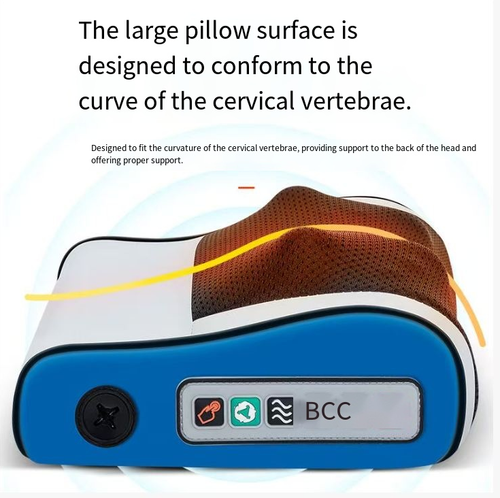 Is your neck so stiff it crackles when you turn around? Does your waist feel like it's been tied to a piece of lead, and you want to punch the wall after sitting for half an hour? Don't put up with it anymore! This high-tech massage pillow brings the feeling of a professional physiotherapy clinic right to your home. From your neck to your waist and hips, a single massage will leave you feeling refreshed for three days, and all the stiffness and aches will vanish!