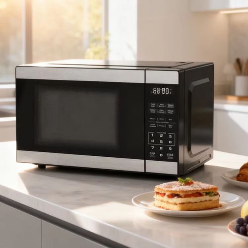 This multi-functional intelligent touch-screen microwave oven is equipped with a high-definition touch screen and multiple modes of intelligent menus. It supports efficient heating and precise defrosting, and can be operated with a single click. Its compact design is suitable for small-sized apartments, allowing for easy cooking, defrosting and baking. It is an all-round cooking tool for modern kitchens and apartments, providing convenience and peace of mind.