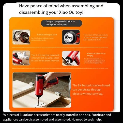 Multifunctional electric tools, the all-rounder in the tool world! Maintenance and disassembly can precisely meet various needs, providing an outstanding user experience. It is unrestricted and unobstructed, and can easily handle various scenarios. Even in emergency situations, it can quickly come in handy.