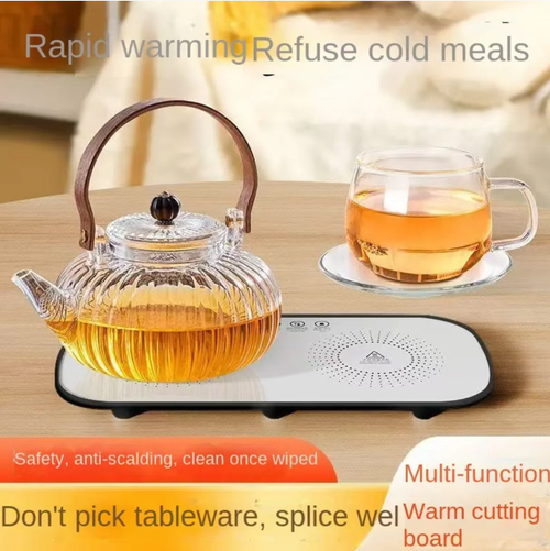 Order today and you will receive 2 waterproof, explosion-proof, easy-to-clean, intelligent, multi-functional heating and warming pads. They heat up quickly, maintain a constant temperature and keep the freshness of the food. They can be used for breakfast, parties or when working overtime. The food always remains hot, even the hot tea can stay warm. Each bite of food will be immersed in the warmth of the kitchen. The food is firmly kept in a heated state.