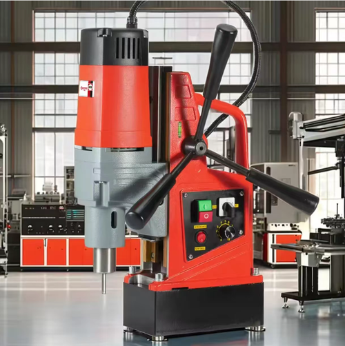 High-power magnetic drill, equipped with pure copper wire motor, has strong power and supports various functions such as drilling, core extraction, and tapping. The magnetic base firmly adheres and is precisely controlled with multiple safety protections. The body is sturdy and durable, suitable for industrial processing, bridge construction and other scenarios. With powerful performance, it ensures precise drilling every time.