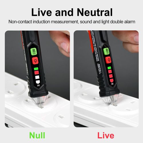 The multi-functional electric pen integrates intelligent sensing, electric testing, insulation testing, and circuit fault point measurement functions. It can distinguish between live wire and neutral wire without physical contact, and can precisely locate circuit faults. The operation is simple, with dual prompts of light and sound. It is a safety genius for electricians and home circuit maintenance, allowing you to fully control electricity safety.