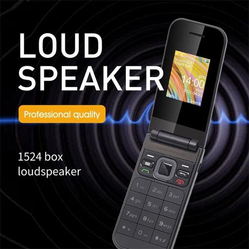 Black Flip Senior Mobile Phone. Dual SIM Dual Standby. Large Buttons and Clear Big Fonts. Ultra-Long Standby Time. One-Click Emergency Dialing. Loud 1524 Box Speaker. Dual-Screen Display. Easy Operation for the Elderly. Unlocked GSM Network. Built-In Flashlight. FM Radio. Voice Broadcast. Anti-Misoperation Flip Design. Compact and Portable. Ideal for Seniors or Backup Phones. Durable Construction. Vibration and Loud Ringtone Alerts.