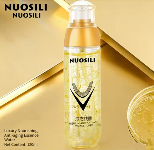 Silk, Bird's Nest, Collagen and Yeast Essence Liquid. Grab 4 bottles today! Silk + Bird's Nest + Yeast Essence. Just one application fills the skin with collagen. Say goodbye to tired-looking skin from staying up late and rough skin during the change of seasons. Your skin becomes soft and tender instantly. After use, fine lines fade, yellowish discoloration disappears. The lustrous texture is clear and not sticky. At home, you can create a collagen-firming and elastic skin.