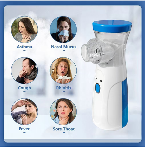 Order today and you will receive 2 children's adult ultrasonic mesh portable nebulizers. The ultra-fine particles can directly reach the nasal airways. It operates silently and won't disturb sleep. It offers three levels of fog volume adjustment, suitable for both children and adults. When paired with a dedicated mask, it becomes a must-have for family nasal inflammation care and cough relief. Even when traveling or on business, it can protect your breathing at any time.