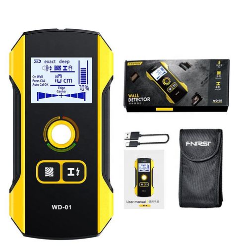 The wire and metal rod detector inside the wall can precisely detect metal, electrified wires and wood inside the wall. The high-definition screen provides a clear and intuitive display of the location and direction. It is powered by lithium battery and supports Type-C fast charging. The operation is very convenient. This tool is essential for both home decoration and circuit renovation, ensuring safety in home decoration and construction.