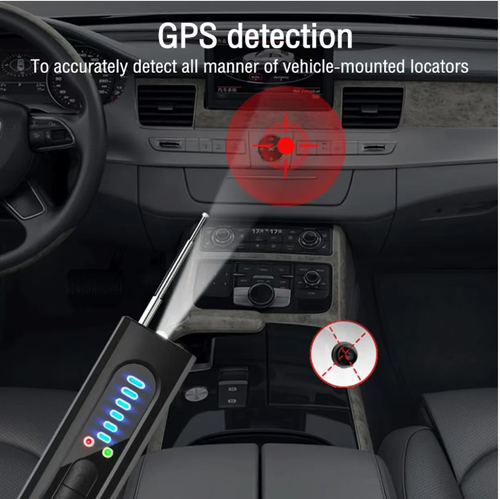 This camera detector is an excellent tool for privacy protection. It can accurately identify hidden cameras, eavesdropping devices and GPS trackers. With its simple operation, you can get started right away. It's portable and easy to carry. It can be used in scenarios such as hotels, car rentals, and rentals. In case of risks, it will automatically display an indicator light and give a vibration alert to alleviate the privacy anxiety in unfamiliar environments.