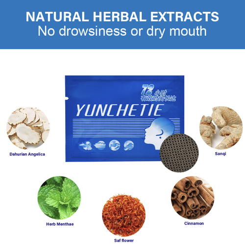 Ordering today, you'll receive 36 pieces. This natural herbal motion sickness patch can relieve nausea and dizziness caused by motion sickness. It is small and invisible, with a large capacity that can meet your needs for multiple trips, allowing you to enjoy a smooth journey without any burden and regain the joy of traveling!