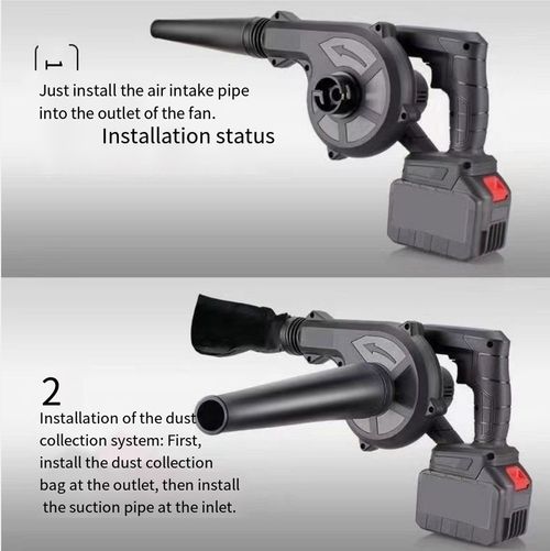 Typhoon-grade industrial lithium-ion blower
