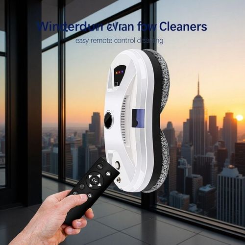 A window cleaning tool specially designed for high-level users. The double-rotating mop has strong cleaning power. It supports remote control operation and automatic water spraying. With a suction force of 5600Pa, it firmly adheres to the glass. The ultra-thin body can easily move through. Just press the button to start the automatic cleaning. Say goodbye to dangerous window cleaning and keep the glass always clear and bright.