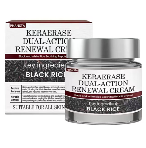 Whitening and Rejuvenating Dual-Function Skin Renewal Cream. Order today and take home 4 bottles! Eliminate dull and old skin cells, activate skin regeneration, and within 28 days, rough skin becomes smooth and yellowish discoloration fades by half a circle. After use, the skin feels smooth and soft like polished, giving a naturally luminous appearance when bare-faced. Apply at home to achieve a smooth-skin texture with exfoliation.