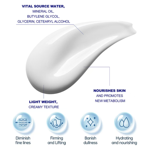 Order today and you'll receive 5 bottles of the neck firming and moisturizing cream. It can be used for two months and you'll notice significant results. It contains 4% Guabasu butter, which is moisturizing yet non-greasy. Apply for 2 minutes every day, and you'll see smoother neck lines and a more defined contour. You'll achieve a delicate neck like a swan's, and feel more confident when wearing low-neck clothes!