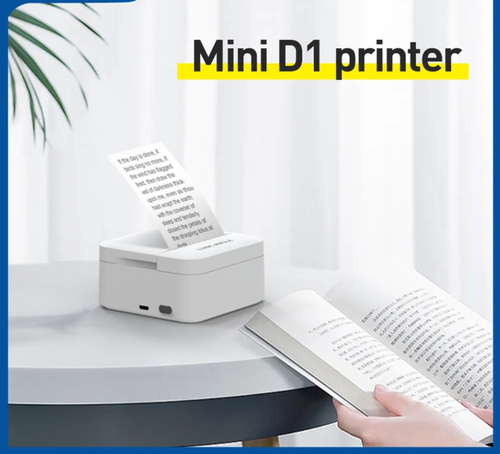 Mini printer + 5 extra rolls of thermal paperWith the size of the palm and the all-round performance, it demonstrates an astonishing strength. It becomes a versatile assistant for learning, working and daily life. The high-definition printing effect ensures that every output is clear and detailed, with no loss during the conversion from the screen to paper. Printing demands can be met immediately and controlled at will.
