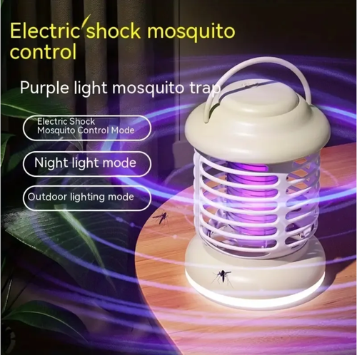 Outdoor camping and home essential! Mosquito zapper, lighting and night light all in one. Safe for pregnant women and babies, and silent. One lamp solves mosquito troubles in multiple scenarios!