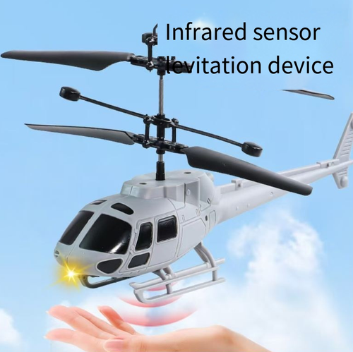 No need for complex remote control. Just using hand gestures, you can control the elevation and steering. The dual-rotor structure ensures stable flight. The realistic military design combined with cool lights makes it durable and fun to play with. The USB charging is convenient and hassle-free. It is not only a toy that brings children the joy of learning to fly, but also an excellent stress-reliever for adults. You can take off anytime and anywhere.